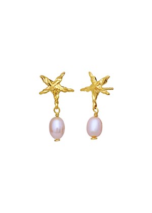 Sandie earring Gold Maanesten 